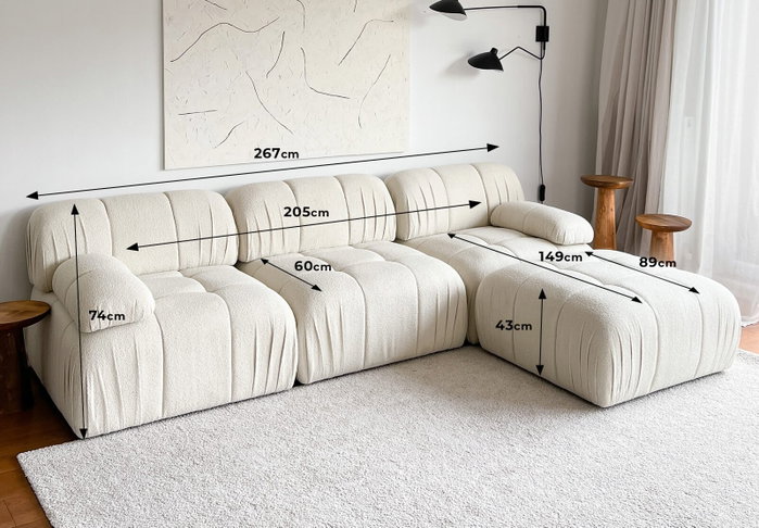 Atelier Del Sofa Soli Corner - Blanco